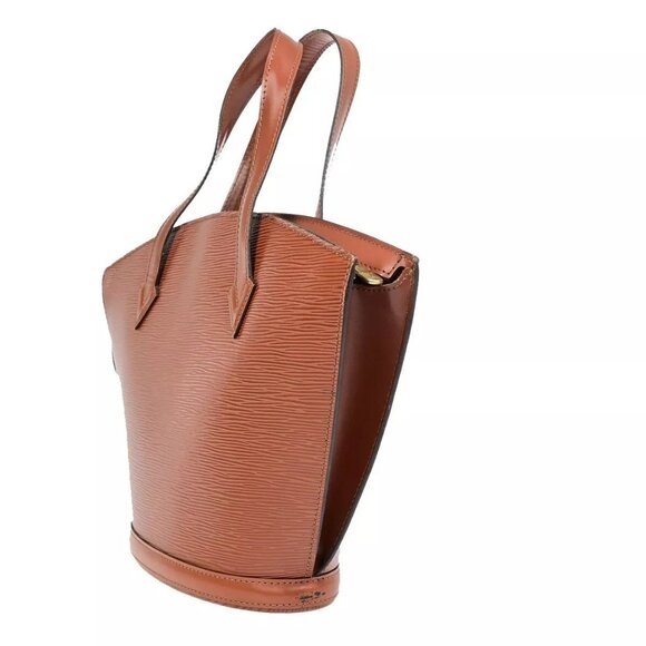 LOUIS VUITTON Logo Saint Jacques Hand Bag Epi Leather BN France - Picture 14 of 16